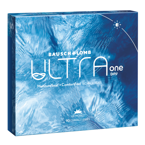 ���� ���������� ����� Bausch & Lomb Ultra One Day, 90 ��., R 8,6, D -4, 1 ��., ������ ������