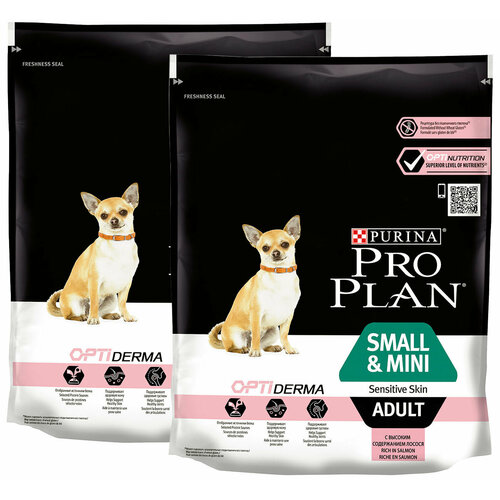  PRO PLAN ADULT DOG SMALL & MINI SENSITIVE SKIN             (0,7 + 0,7 )   -     , -  