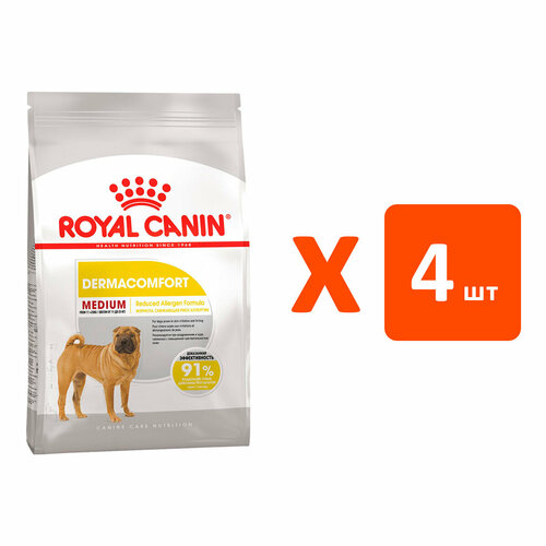  ROYAL CANIN MEDIUM DERMACOMFORT        (3   4 )   -     , -  