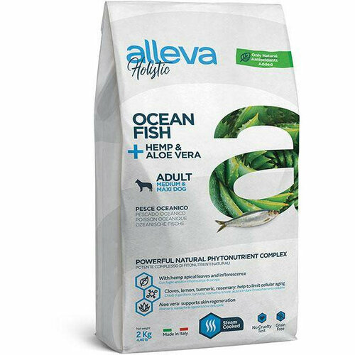    ALLEVA HOLISTIC ADULT DOG MEDIUM/MAXI OCEAN FISH           ,     (2 )   -     , -  