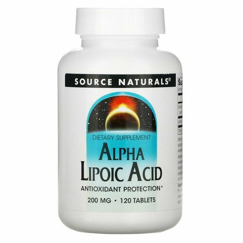 ���� Alpha Lipoic Acid, Sourse Naturals, ����� �������� �������, 200 �� 120 ������, ������ ������