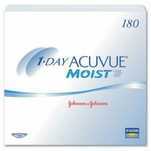    ACUVUE 1-DAY MOIST, 180 ., R 8,5, D +0,5, 1 .   -     , -  