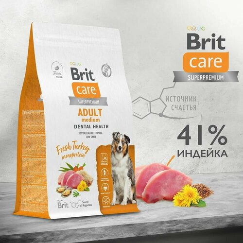  4   3.   Brit Care Dog Adult M Dental Health 12      ,     -     , -  