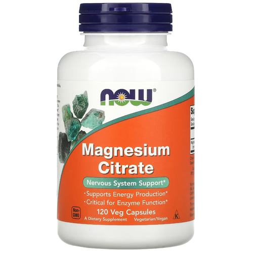  NOW Magnesium Citrate 400 mg 120 caps /    400  120    -     , -  