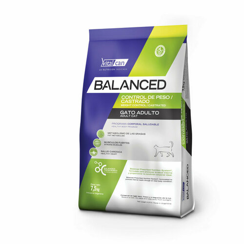  Vitalcan Balanced Cat Weight Control/Castrated     ,   ,   - 7,5    -     , -  