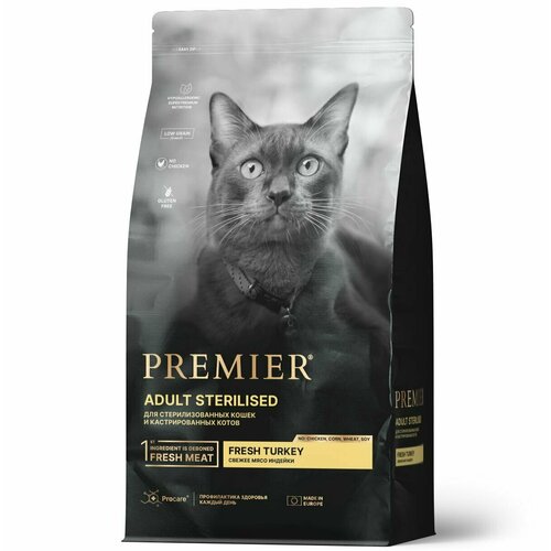          Premier Adult Sterilised Cat Turkey 2  + .   -     , -  