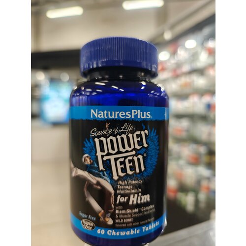    Power Teen for Him, Source of Life,  , 60  , NaturesPlus,  