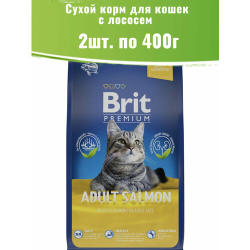  Brit Premium 2  400 Cat Adult Salmon        -     , -  