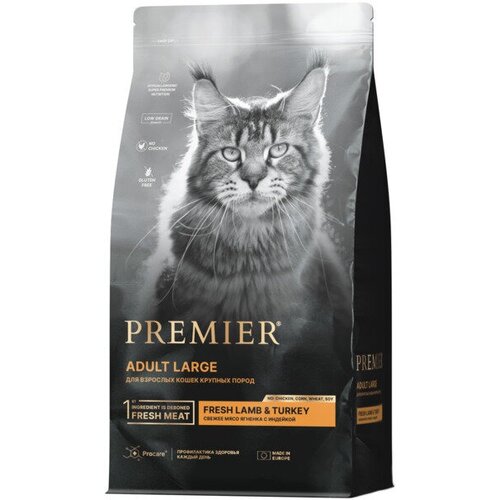        Premier Cat Lamb&Turkey Adult Large      400    -     , -  