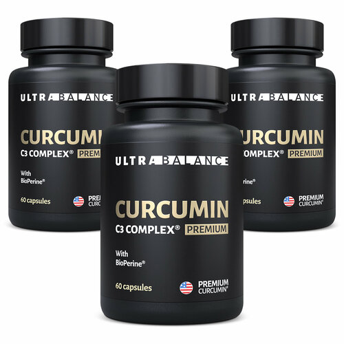 ���� Curcumin C3 Complex Premium ����., 500 �, 60 ��., 3 ��., ������ ������