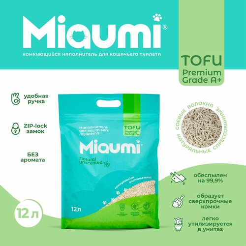 ���� ����� Miaumi TOFU Natural Unscented ����������� ����������� ��� ��������� ������� ������������/����, ����������� ��� ������������� 12�, ������ ������