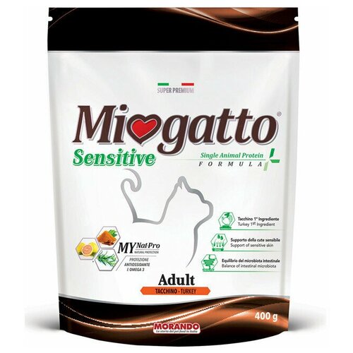  Miogatto Adult Sensitive        - 400    -     , -,   