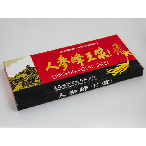 ���� ��������� ������� Gaojibupin �������� ������� � ��������� Ginseng Royal Jelly ��� ����������� � ���������� ����������, ��������� � ��������� ���������, 10 ��������, ������ ������