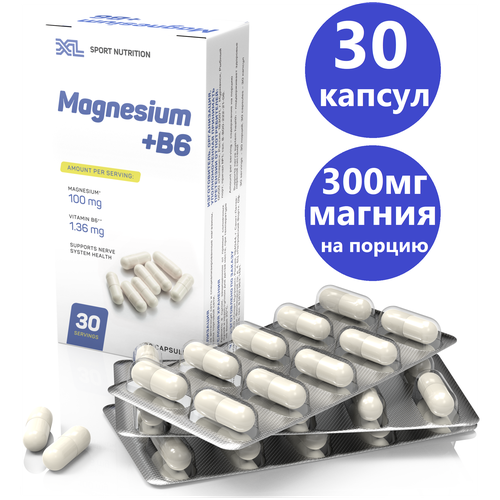   6 XL Magnesium + B6,     6, 30    -     , -  