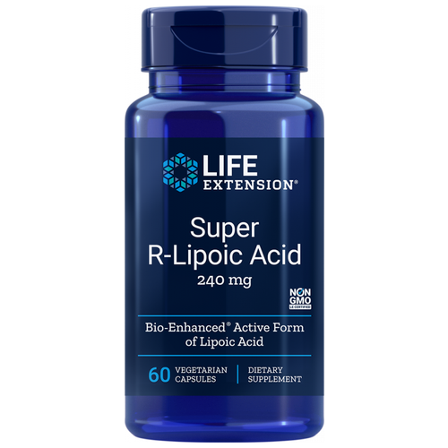 ���� ������� Life Extension Super R-Lipoic Acid, 60 �, 240 ��, 60 ��., ������ ������