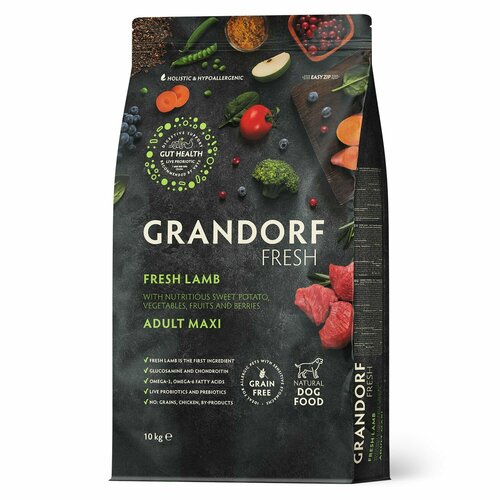  GRANDORF Fresh Dog Adult MAXI Lamb&Sweet Potato (        ) 10    -     , -  