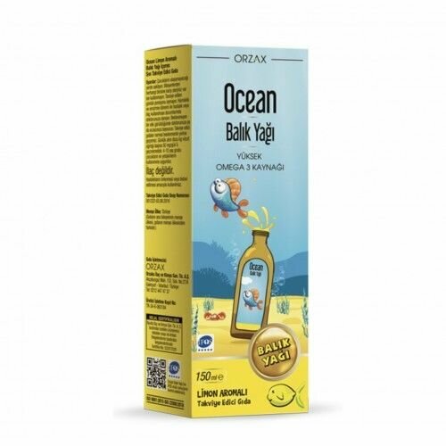  ORZAX OCEAN FISH OIL SYRUP 150 ML;       150    -     , -  