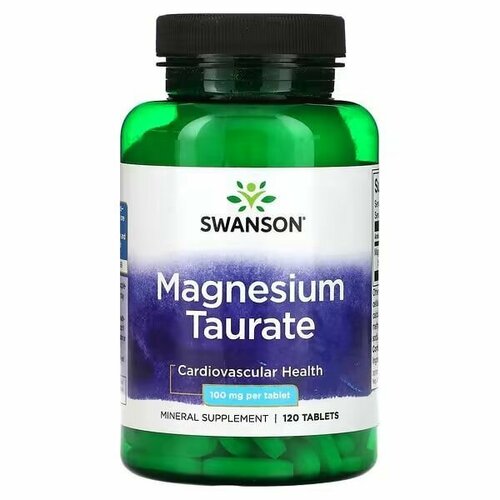  Swanson Magnesium Taurate, 100 , 120    -     , -  