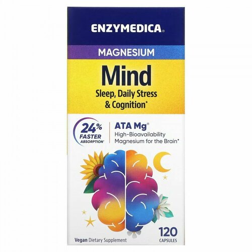   Enzymedica     Magnesium Mind, 120    -     , -  