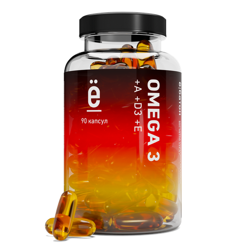  OMEGA-3 + VITAMIN A D E 1350 , /, 90    -     , -  