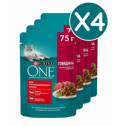    Purina ONE   ,    , 75  4    -     , -  