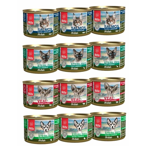   BLITZ Holistic Adult Cats      MIX 12  200.,  