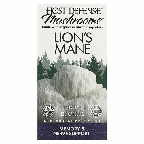  Fungi Perfecti Host Defense, Lion's Mane,  , 120    -     , -  