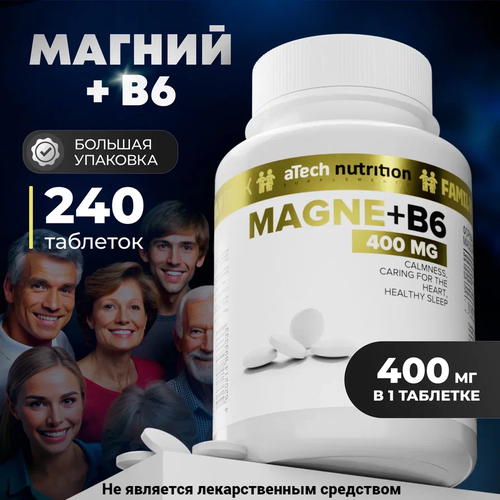   +6 / MAGNE+ 6 aTech nutrition 240    -     , -  