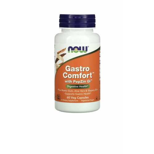 ���� �������� ��� �������� ��� � ������ � ���������� NOW Gastro Comfort with PepZin GI 60 ������, ������ ������