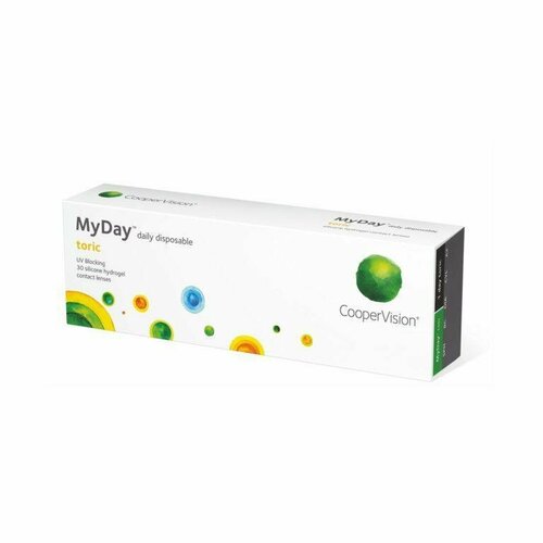    CooperVision MyDay daily disposable toric, 30 ., R 8,6, D -5,75,CYL:-1,25,A:110, , 1 .   -     , -  