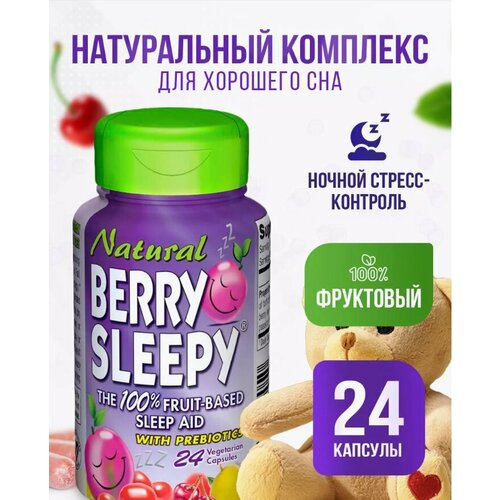    Natural Berry Sleepy The 100% fruit-based sleep aid, 24    -     , -  