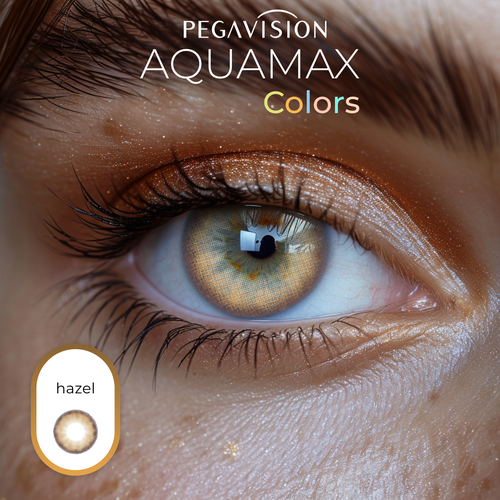    Pegavision Aquamax Colors, 2 ., R 8,6, D -5,5, Hazel, 1 .   -     , -  