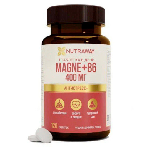  Nutraway Magne + B6 ., 120 .   -     , -  