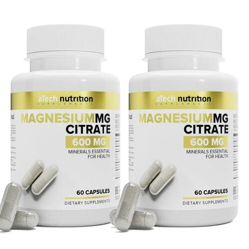   2    / MAGNESIUM CITRATE aTech nutrition 60 + 60    -     , -  