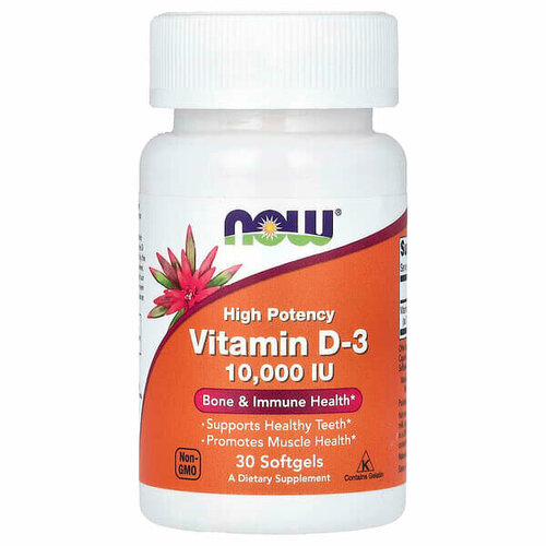  Now Foods,  D3, , 250  (10 000 ), 30     -     , -  