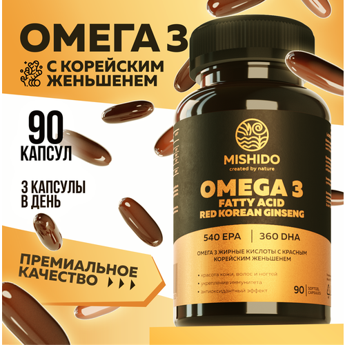   3 +    MISHIDO, 90    1000 Omega 3,  