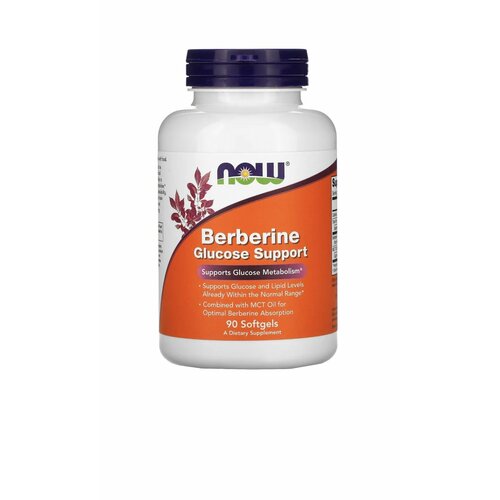       NOW Berberine Glucose Support 90 ,  