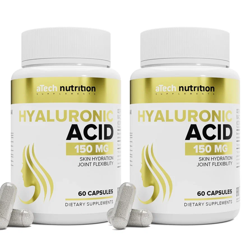   2  HYALURONIC ACID ( ) aTech nutrition 60 + 60    -     , -  