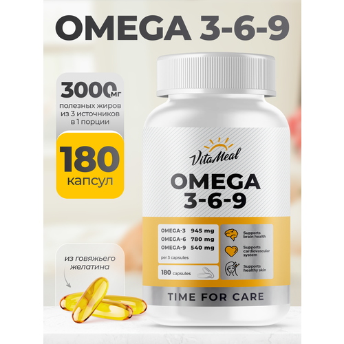   3-6-9 VitaMeal Omega 3 6 9,  , 180 ,      -     , -  