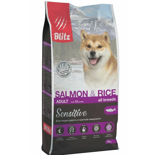    BLITZ ADULT SALMON & RICE        / 15   -     , -  