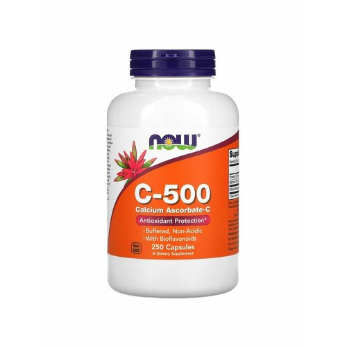 ���� ������� � �������� ������� ������������� �������� C-500 Calcium Ascorbate-C 500 �� Now Foods 250 ������, ������ ������