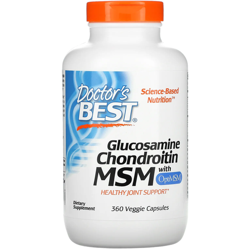   Doctor's Best Glucosamine, Chondroitin with MSM OptiMSM, 480 , 480 , 360 .   -     , -  