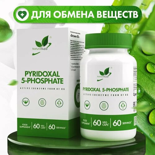 ���� ������� �6 NATURALSUPP Vegan 5-Phosphate Pyridoxal (60 ������), ������ ������