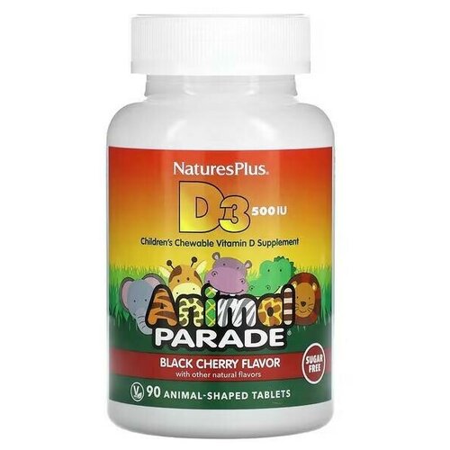  Natures Plus Source of Life, Animal Parade,  D3,  ,    , 12,5  (500 ) 90     -     , -  