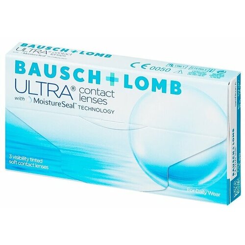 ���� ���������� ����� Bausch & Lomb Ultra, 3 ��., R 8,5, D -2,5, ������ ������