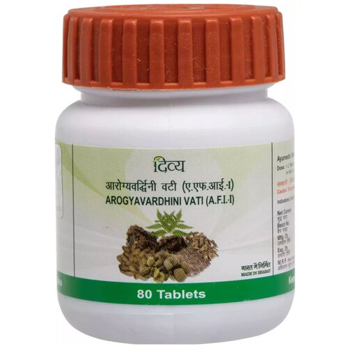 ���� �������� Patanjali Divya Arogyavardhini Vati, 40 �, 40 ��, 80 ��., ������ ������