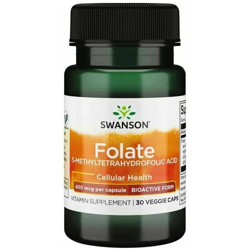    400  SWANSON Folate 400 mcg - 30 ,  