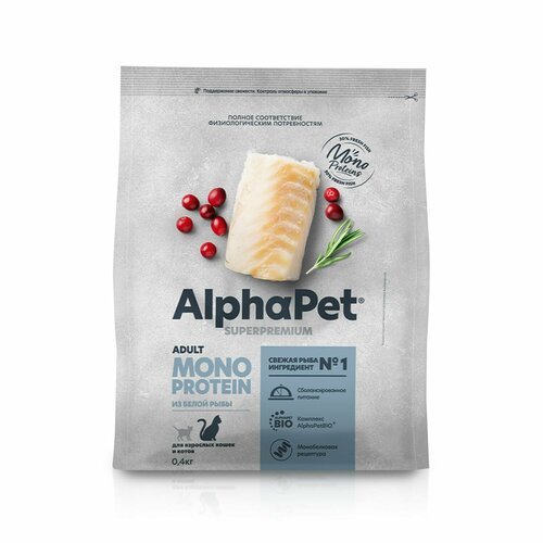  ALPHAPET SUPERPREMIUM MONOPROTEIN 400          5    -     , -  