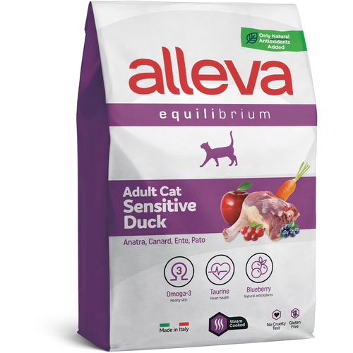    ALLEVA EQUILIBRIUM SENSITIVE DUCK ADULT CAT,      ,  , 10    -     , -  