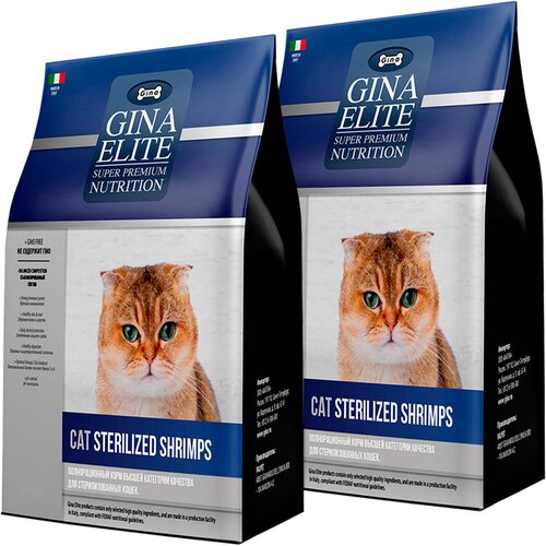  GINA ELITE ADULT CAT STERILIZED SHRIMPS          (3 + 3 )   -     , -,   